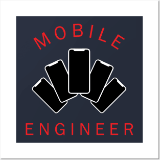 mobile engineer smartphone technician Posters and Art